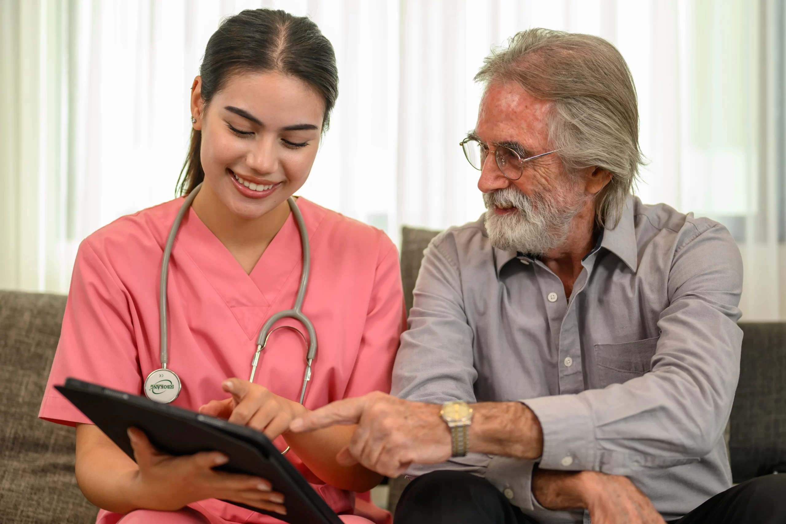 rn speaking with patient (1) Rn Speaking with patient